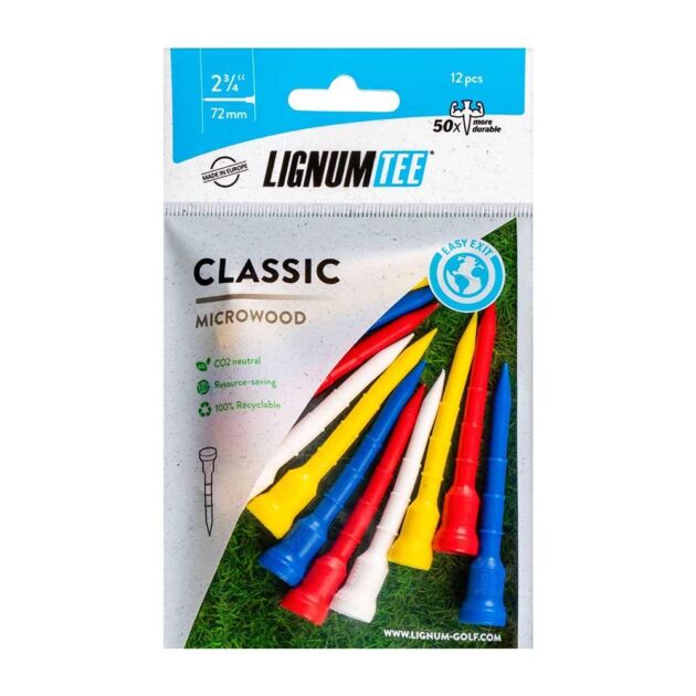 Ти для гольфа Lignum Classic Bunt/Color Mix 72 мм