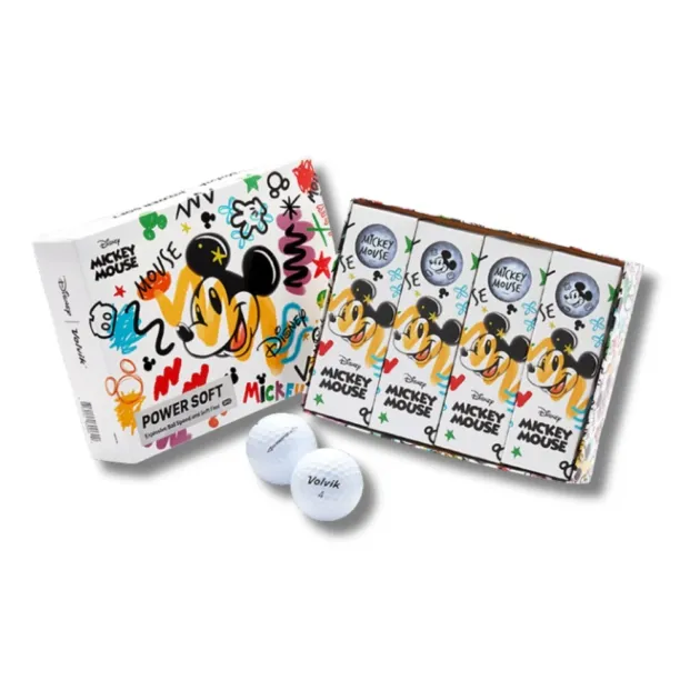 Мячи для гольфа Volvik Disney Mickey Mouse (12 штук)