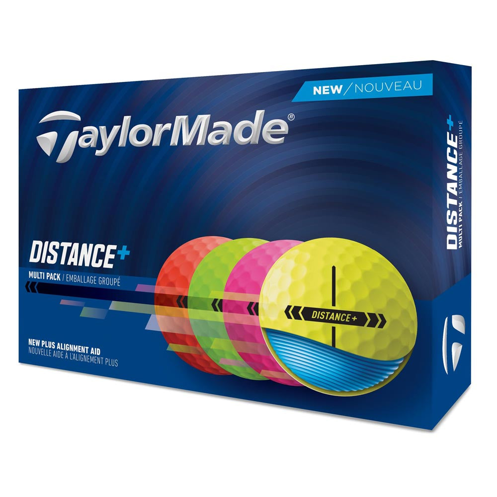 Мячи для гольфа Taylor Made Distance+ Multicolor (12 штук)