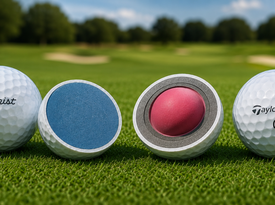 Премиальные многослойные мячи для гольфа Titleist Pro V1, TaylorMade TP5 и Callaway Chrome Tour X