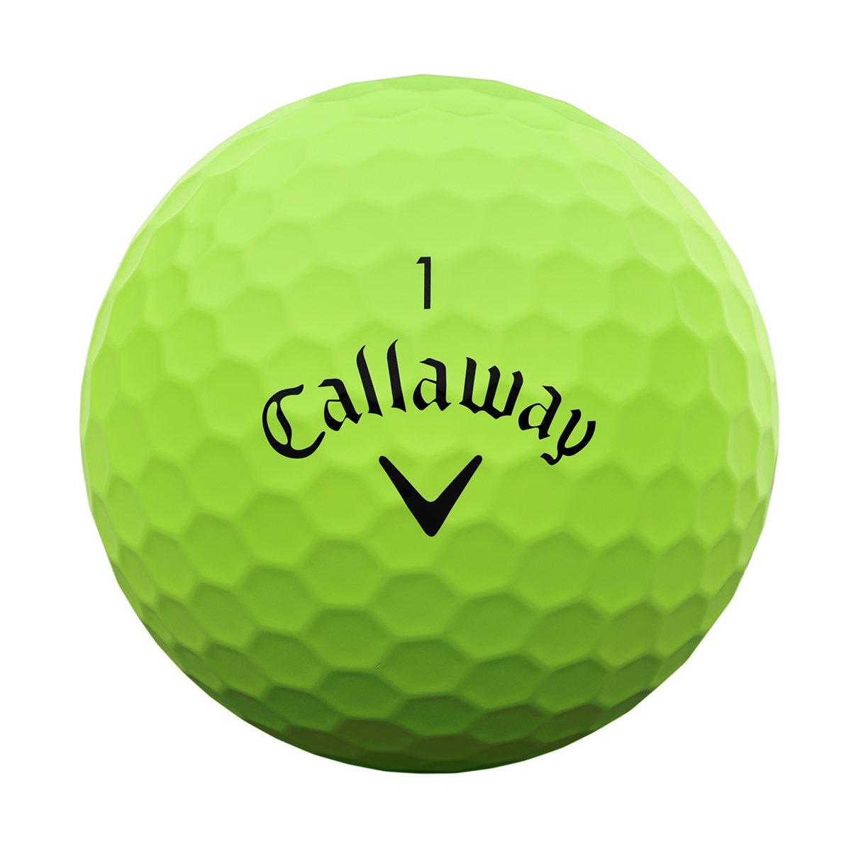 Мячи для гольфа Callaway Supersoft Green (12 штук) — изображение 4