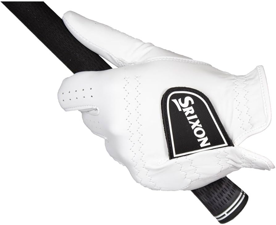 Мужская белая перчатка для гольфа Srixon Premium Cabretta Leather на левую руку, размер M