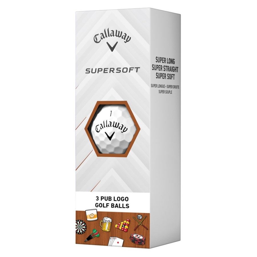 Мячи для гольфа Callaway Supersoft Bar Limited Edition (12 штук) — изображение 3