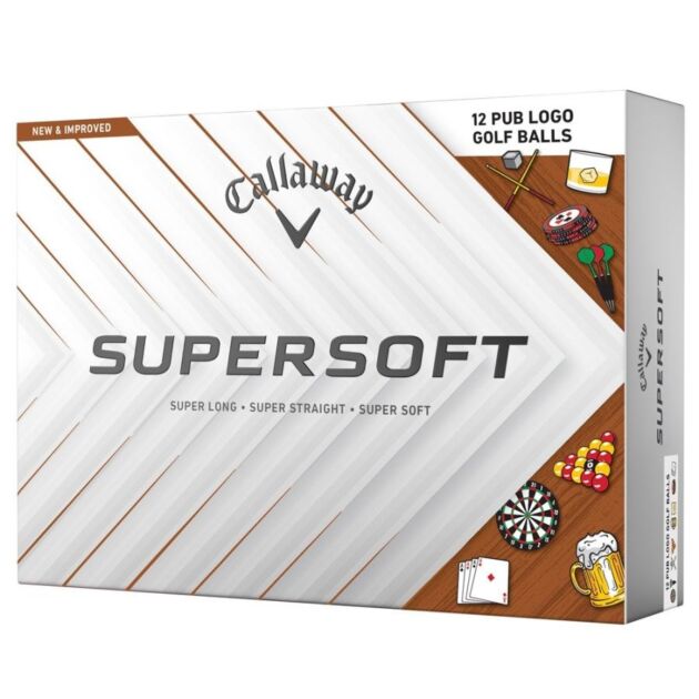 Мячи для гольфа Callaway Supersoft Bar Limited Edition (12 штук)