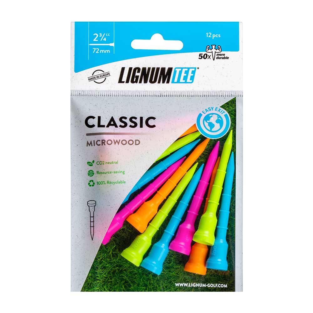 Ти для гольфа Lignum Classic Neon/Special Mix 72 мм