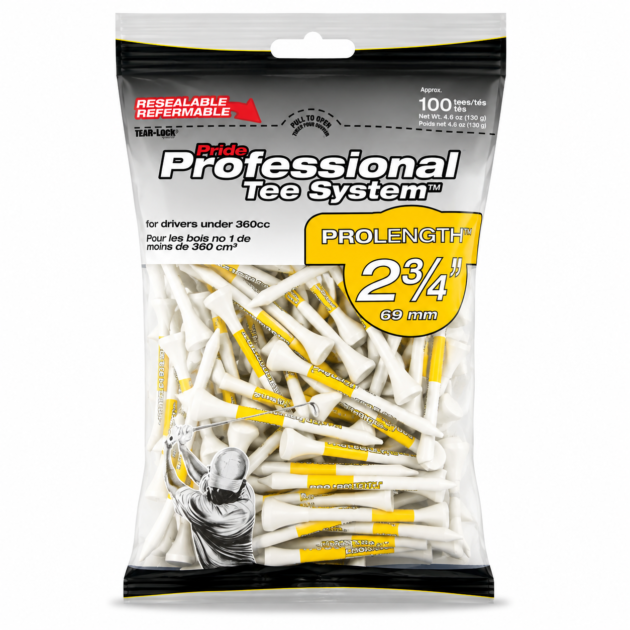 Ти для гольфа Pride Professional Tee System 69 мм