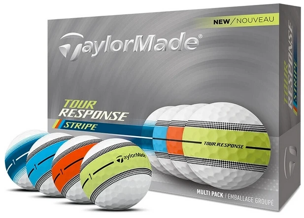 Мячи для гольфа Taylor Made Tour Response Stripe Multi Pack (12 штук)