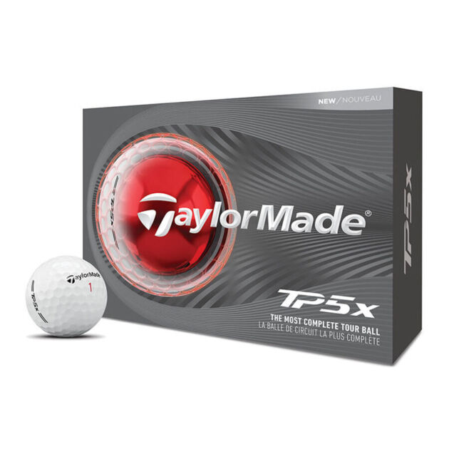 Оригинальная упаковка премиальных мячей для гольфа TaylorMade TP5x на 12 штук