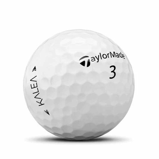 Белый двухслойный мяч для гольфа TaylorMade KALEA с мягким уретановым покрытием